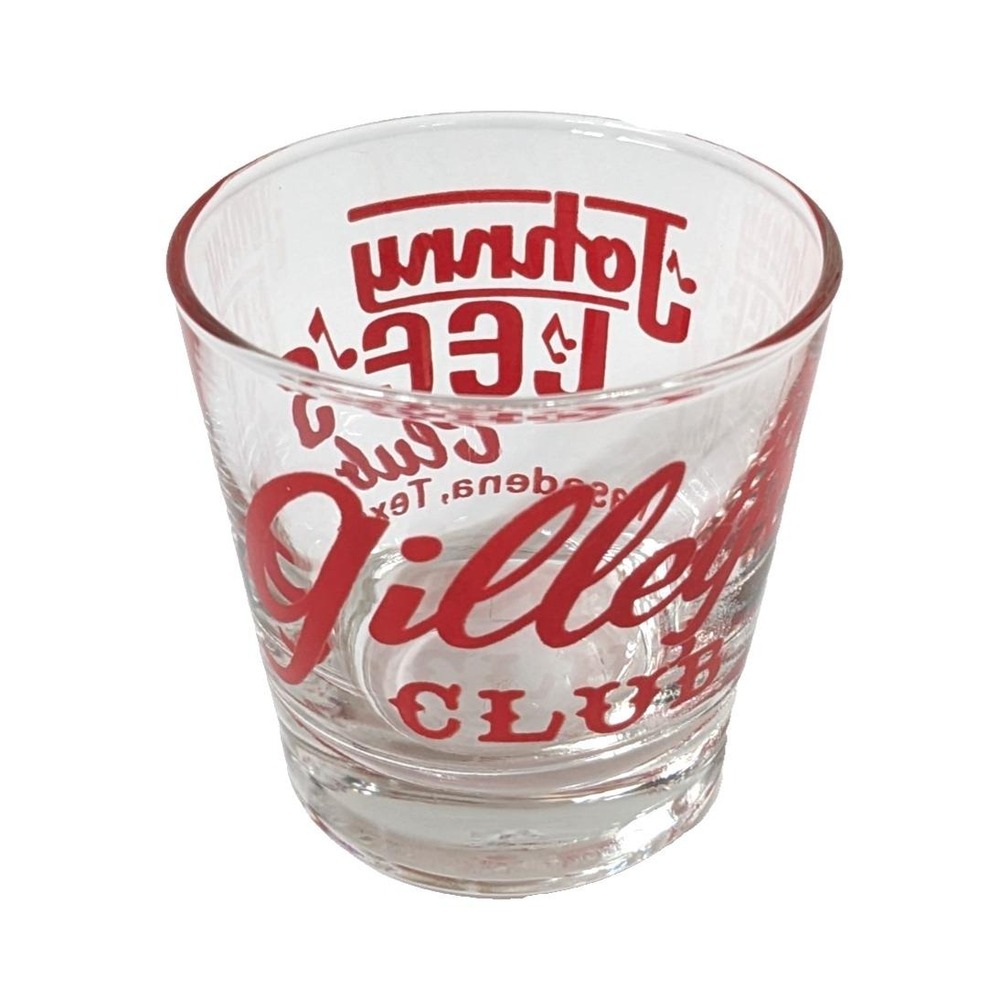 Vintage Gilley's Club Whiskey Glass Johnny Lee's Pasadena Texas Urban Cowboy Bar